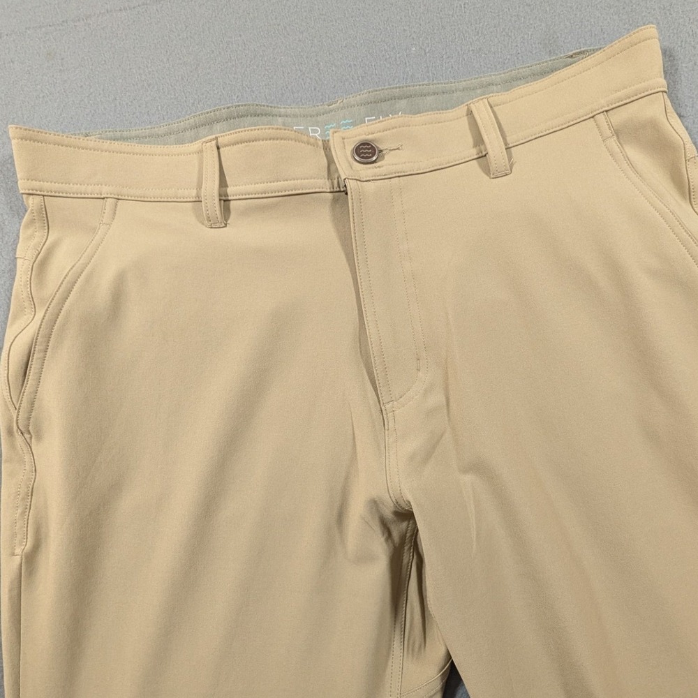 Free Fly Nomad Pants Mens 36/30 Khaki Tan Performance Stretch Outdoor